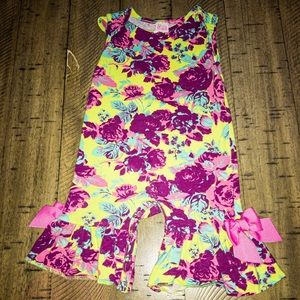 Ricrac and Ruffles Sleeveless Romper 12M